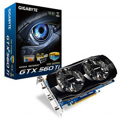 Видеокарта GIGABYTE GEFORCE GTX560 TI 1Гб – фото