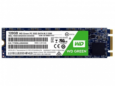 Накопитель SSD M.2 WD GREEN WDS120G2G0B 120Гб #1 – фото