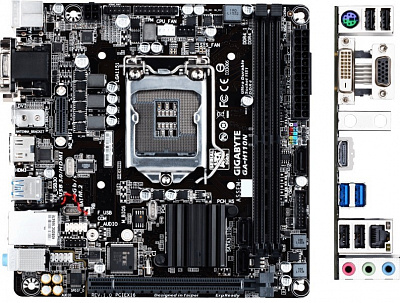 Материнская плата GIGABYTE GA-H110N – фото