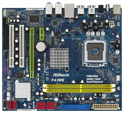 Материнская плата ASROCK P43ME – фото