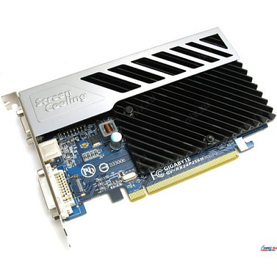 Видеокарта GIGABYTE RADEON HD2400 256Мб – фото
