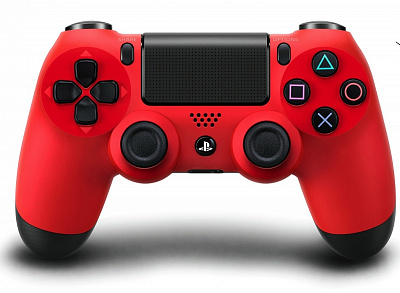 Геймпад PLAYSTATION DUALSHOCK 4 V2 RED – фото