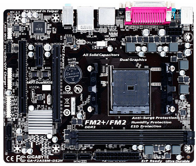 Материнская плата GIGABYTE GA-F2A58M-DS2 – фото