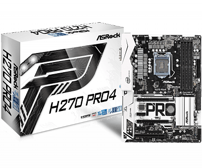 Материнская плата ASROCK H270 PRO4 (Новая) – фото