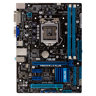 Материнская плата ASUS P8B75-M LX PLUS – фото