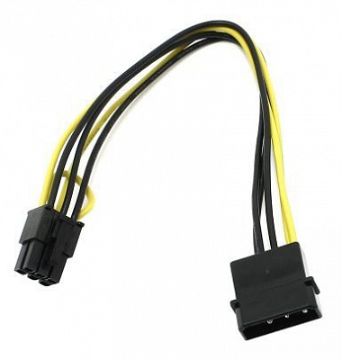 Переходник питания видеокарты MOLEX - 6pin – фото