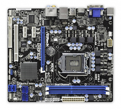 Материнская плата ASROCK H67M/SI – фото