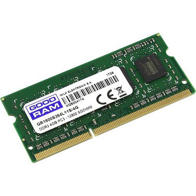 Оперативная память SO-DIMM GOODRAM GR1600S364L11S/4G DDR3 4Гб – фото