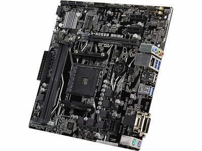 Материнская плата ASUS PRIME B350M-K – фото