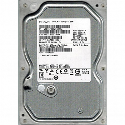 Жесткий диск HITACHI HDS721050CLA662 500Гб – фото