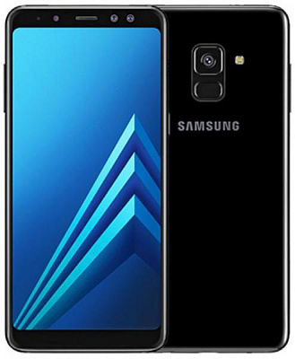 Смартфон SAMSUNG GALAXY A8+ BLACK 32Гб – фото
