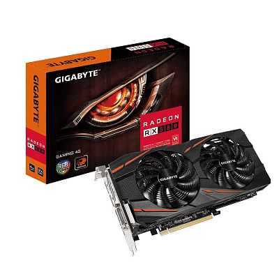 Видеокарта GIGABYTE RADEON RX 580 GAMING 4Гб – фото