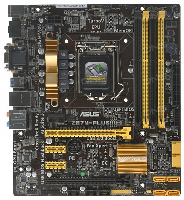 Материнская плата ASUS Z87M-PLUS – фото