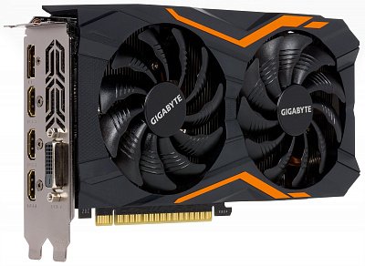 Видеокарта GIGABYTE GEFORCE GTX1050 TI 4Гб – фото