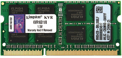 Оперативная память SO-DIMM KINGSTON KVR16LS11/8 DDR3 8Гб – фото