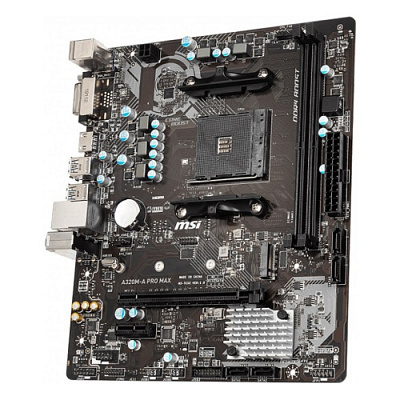 Материнская плата ASROCK A320M-A PRO MAX (Новая) – фото