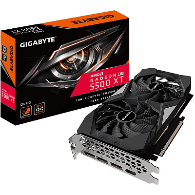 Видеокарта GIGABYTE RADEON RX 5500 XT OC 8Гб – фото