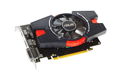 Видеокарта ASUS RADEON HD6670 1Гб – фото