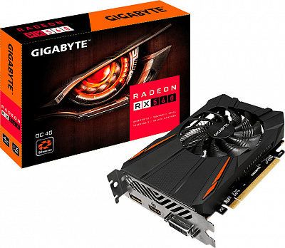 Видеокарта GIGABYTE RADEON RX 560 OC 4Гб – фото