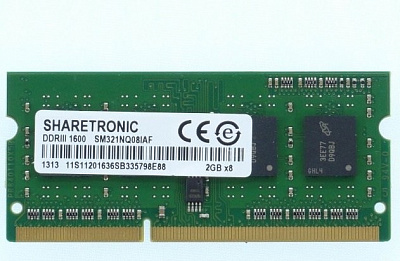 Оперативная память SO-DIMM SHARETRONIC SM321NQ08IAF DDR3 4Гб – фото