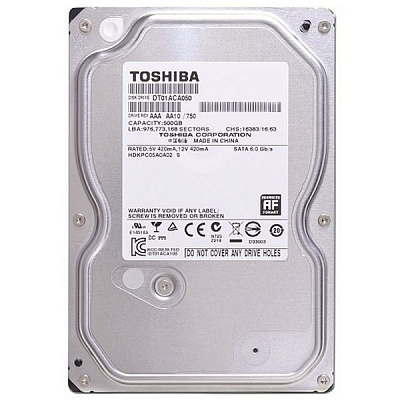 Жесткий диск TOSHIBA DT01ACA050 500Гб #1 – фото