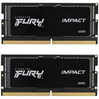 Оперативная память SO-DIMM KINGSTON FURY IMPACT KF556S40IBK-64 DDR5 64Гб (2*32Гб) – фото