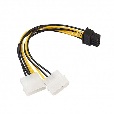 Переходник питания видеокарты 2MOLEX - 2SATA (Новый) – фото