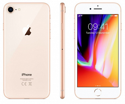 Смартфон APPLE IPHONE 8 GOLD 64Гб (Новый) – фото