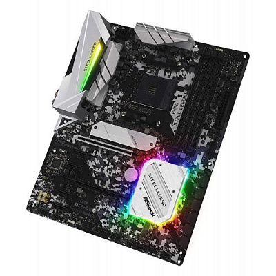 Материнская плата ASROCK B450M STEEL LEGEND (Новая) – фото