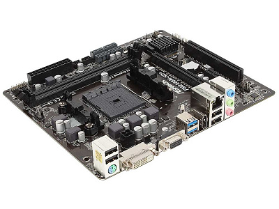 Материнская плата ASROCK FM2A68M-HD+ – фото