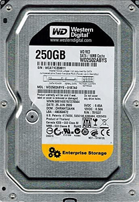 Жесткий диск WD WD2502ABYS 250Гб #3 – фото