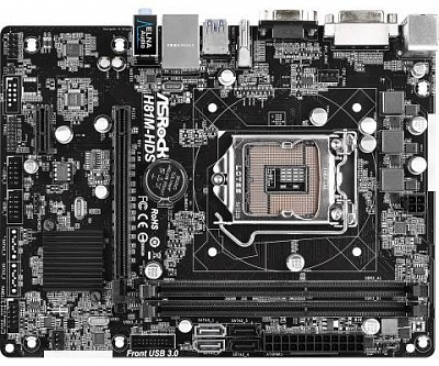 Материнская плата ASROCK H81M-HDS – фото
