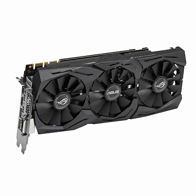 Видеокарта ASUS GEFORCE GTX1080 STRIX 8Гб – фото