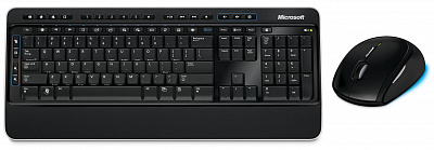 Беспроводная клавиатура и мышь MICROSOFT WIRELESS DESKTOP 3000 – фото