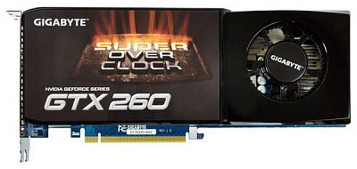 Видеокарта GIGABYTE GEFORCE GTX260 896Мб – фото