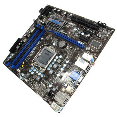 Материнская плата MSI H55M-P31 – фото
