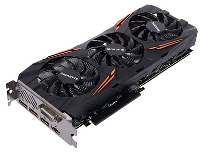 Видеокарта GIGABYTE GEFORCE GTX1070 G1 GAMING 8Гб – фото