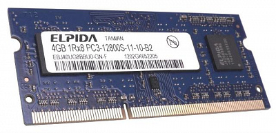 Оперативная память SO-DIMM ELPIDA  DDR3 4Гб – фото