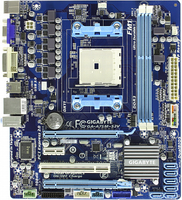Материнская плата GIGABYTE GA-A75M-S2V – фото