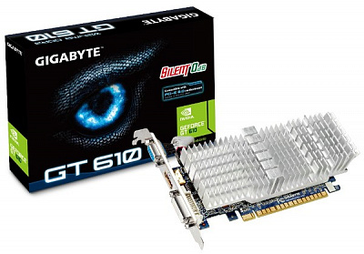 Видеокарта GIGABYTE GEFORCE GT610 SILENT 1Гб – фото