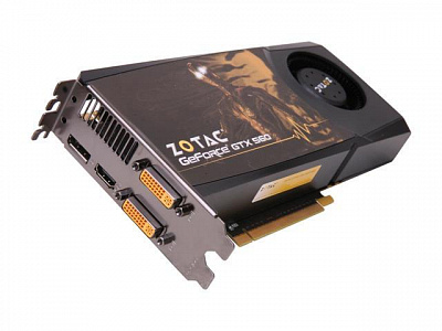 Видеокарта ZOTAC GEFORCE GTX560 TI 2Гб – фото