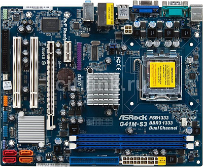 Материнская плата ASROCK G41M-GS3 – фото