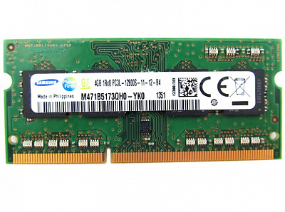 Оперативная память SO-DIMM SAMSUNG M471B5173QH0 DDR3L 4Гб – фото