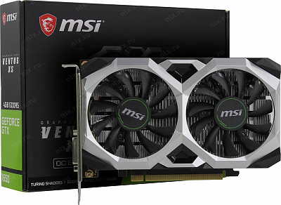 Видеокарта MSI GEFORCE GTX1650 SUPER VENTUS XS 4Гб – фото
