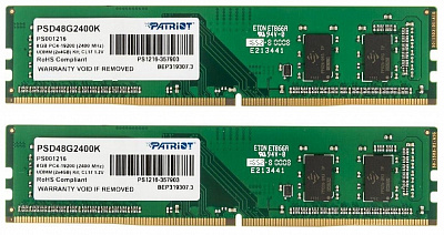 Оперативная память PATRIOT PSD48G2400K DDR4 8Гб – фото
