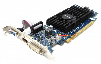 Видеокарта GIGABYTE GEFORCE 210 512Мб – фото